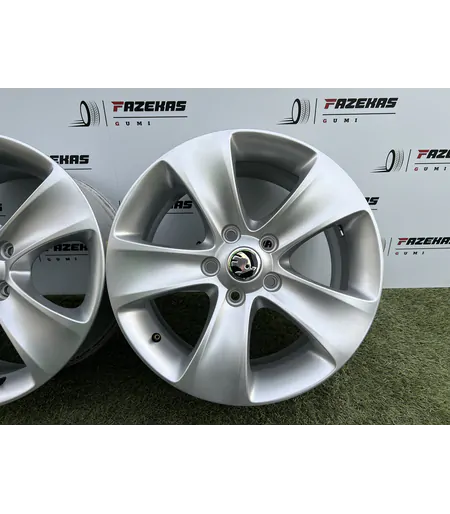 5x112 16" Skoda gyári alufelni 7Jx16h2 ET45 - Mobil Gumis 6