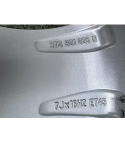 5x112 16" Skoda gyári alufelni 7Jx16h2 ET45 - Mobil Gumis 7