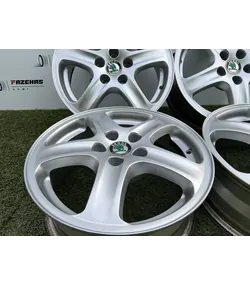 5x100 15" Skoda gyári alufelni 6Jx15h2 ET38 - Mobil Gumis 2