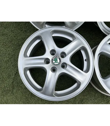 5x100 15" Skoda gyári alufelni 6Jx15h2 ET38 - Mobil Gumis 3
