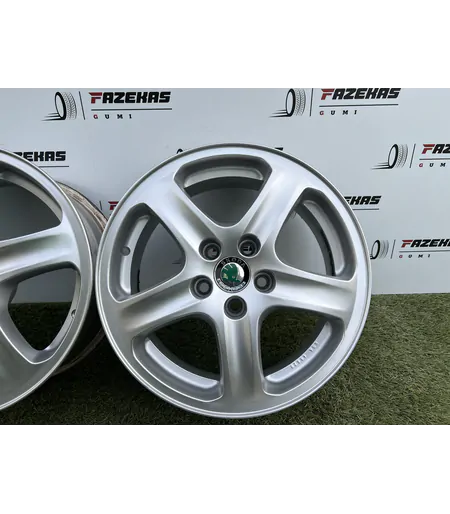 5x100 15" Skoda gyári alufelni 6Jx15h2 ET38 - Mobil Gumis 6