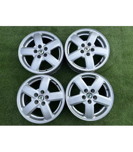5x100 15" Skoda gyári alufelni 6Jx15h2 ET38