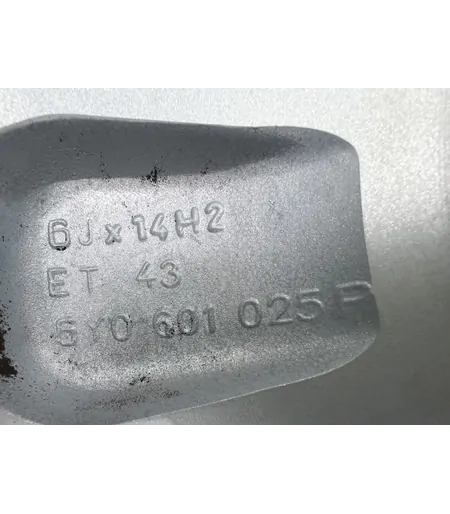 5x100 14" Skoda gyári alufelni 6Jx14h2 ET43 - Mobil Gumis 7