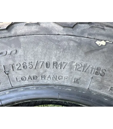265/70 R17 BFGoodrich All-Terrain T/A téli gumi 8,5-9mm 5