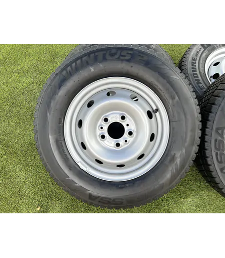 5x118 15" Fiat,Citroen,Peugeot gyári lemezfelni 215/70 R15C téli gumikkal 2