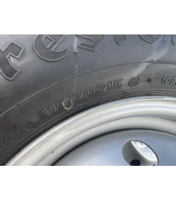 5x118 15"Fiat,Citroen,Peugeot gyári lemezfelni 215/70 R15C téli gumikkal 5