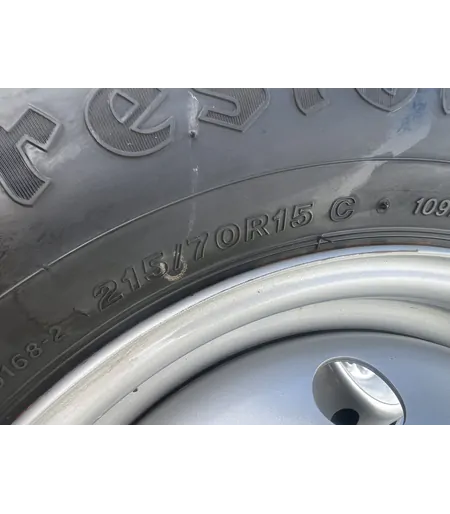 5x118 15"Fiat,Citroen,Peugeot gyári lemezfelni 215/70 R15C téli gumikkal 5