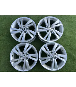 5x100 15" Skoda gyári alufelni 6Jx15h2 ET38 1