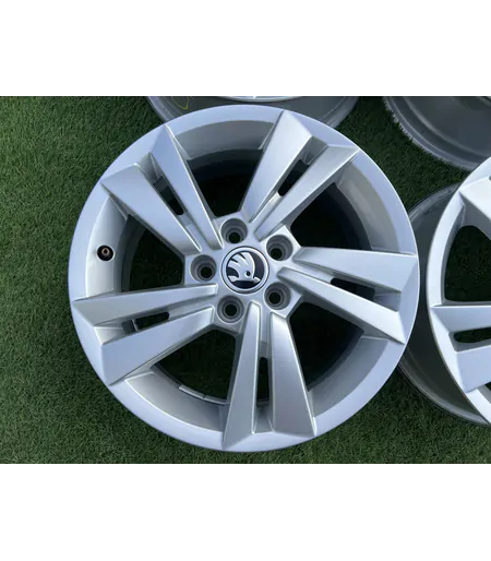 5x100 15" Skoda gyári alufelni 6Jx15h2 ET38 2