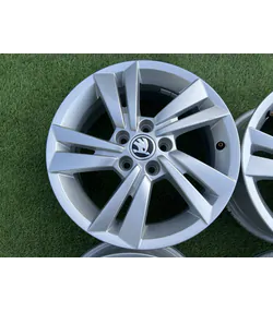 5x100 15" Skoda gyári alufelni 6Jx15h2 ET38 5