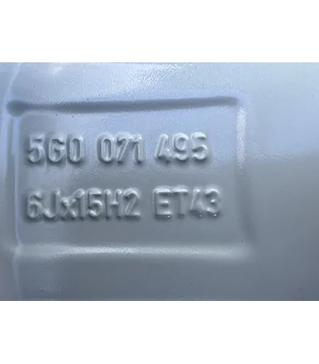 5x112 15" Volkswagen gyári alufelni 6Jx15h2 ET43 7