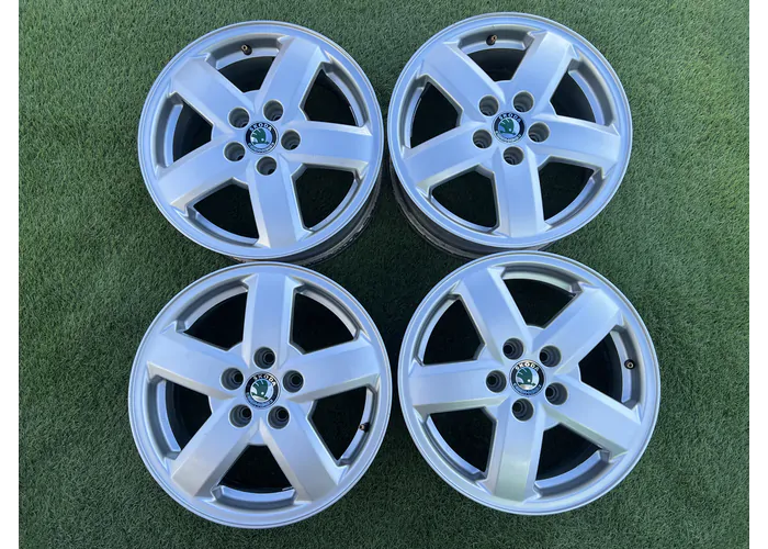 5x100 15" Skoda gyári alufelni 6Jx15h2 ET38 alapértelmezett kép