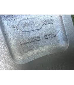 5x100 15" Skoda gyári alufelni 6Jx15h2 ET38 8
