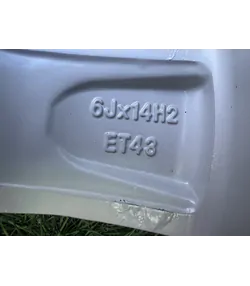 5x100 14" Volkswagen gyári alufelni 6Jx14h2 ET43 7