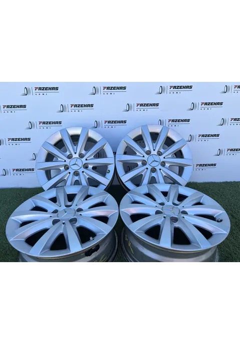 5x112 16" Mercedes gyári alufelni + TPMS szenzor 6,5Jx16h2 ET49 - Mobil Gumis