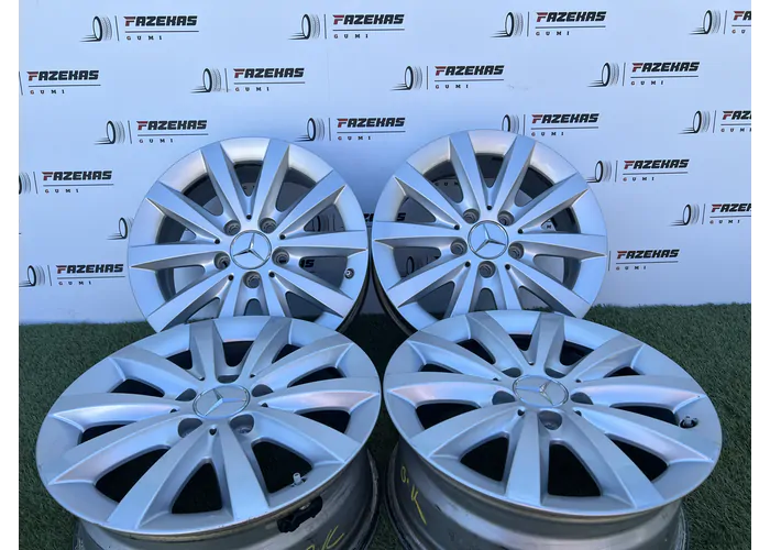 5x112 16" Mercedes gyári alufelni + TPMS szenzor 6,5Jx16h2 ET49 - Mobil Gumis