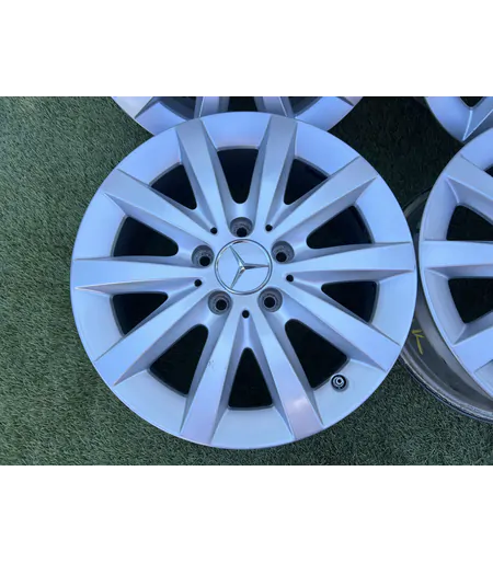 5x112 16" Mercedes gyári alufelni + TPMS szenzor 6,5Jx16h2 ET49 - Mobil Gumis 3