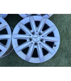 5x112 16" Mercedes gyári alufelni + TPMS szenzor 6,5Jx16h2 ET49 - Mobil Gumis 4