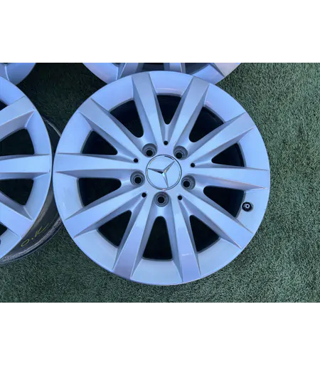 5x112 16" Mercedes gyári alufelni + TPMS szenzor 6,5Jx16h2 ET49 - Mobil Gumis 4