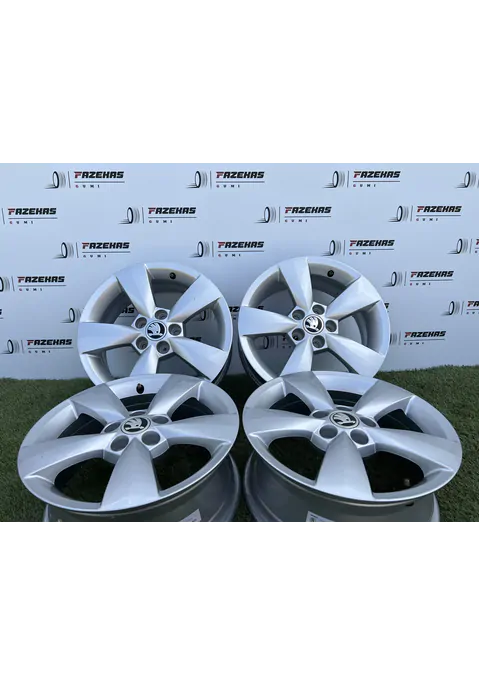 5x100 15" Skoda gyári alufelni 6Jx15h2 ET38 - Mobil Gumis