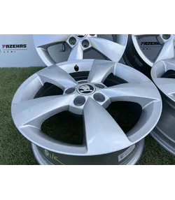 5x100 15" Skoda gyári alufelni 6Jx15h2 ET38 - Mobil Gumis 2