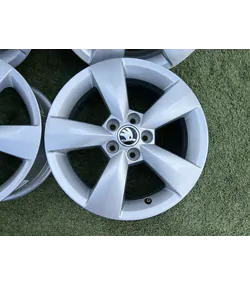 5x100 15" Skoda gyári alufelni 6Jx15h2 ET38 - Mobil Gumis 4