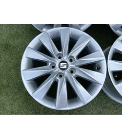 5x100 16" Seat gyári alufelni 6Jx16h2 ET43 - Mobil Gumis 3