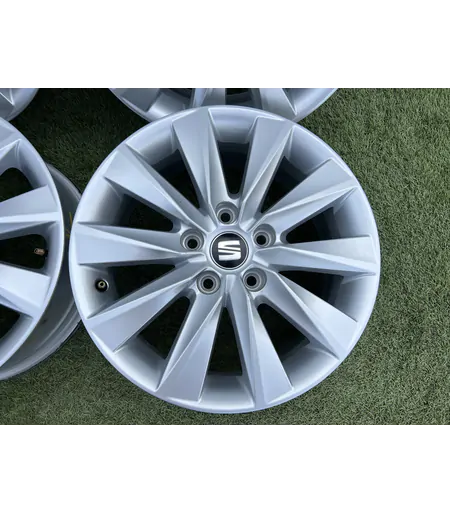 5x100 16" Seat gyári alufelni 6Jx16h2 ET43 - Mobil Gumis 4