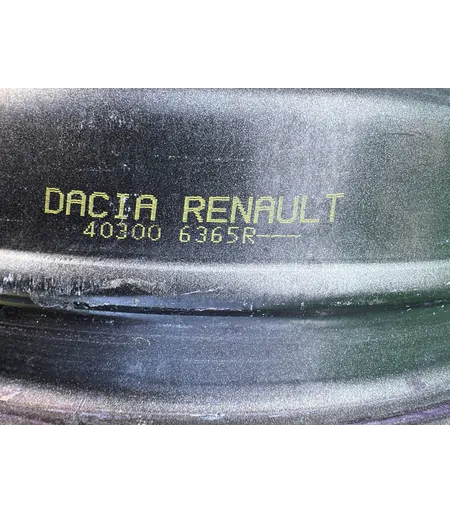 5x114.3 16" Dacia Duster gyári lemezfelni 6,5Jx16h2 ET50 8