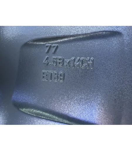 4x100 14" Toyota gyári alufelni 4,5Jx14h2 ET39 8