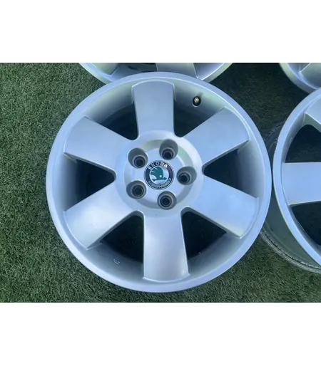 5x100 15" Skoda gyári alufelni 6Jx15h2 ET43 - Mobil Gumis 2