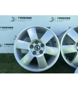 5x100 15" Skoda gyári alufelni 6Jx15h2 ET43 - Mobil Gumis 4