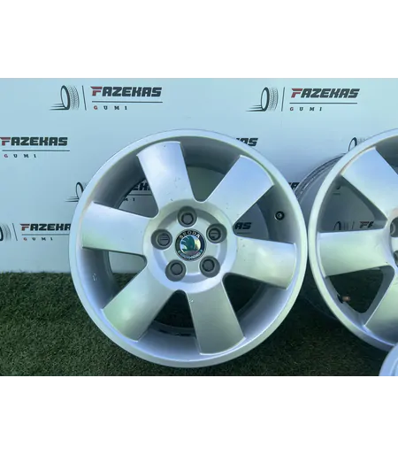 5x100 15" Skoda gyári alufelni 6Jx15h2 ET43 - Mobil Gumis 4