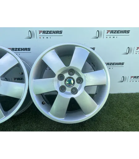5x100 15" Skoda gyári alufelni 6Jx15h2 ET43 - Mobil Gumis 5