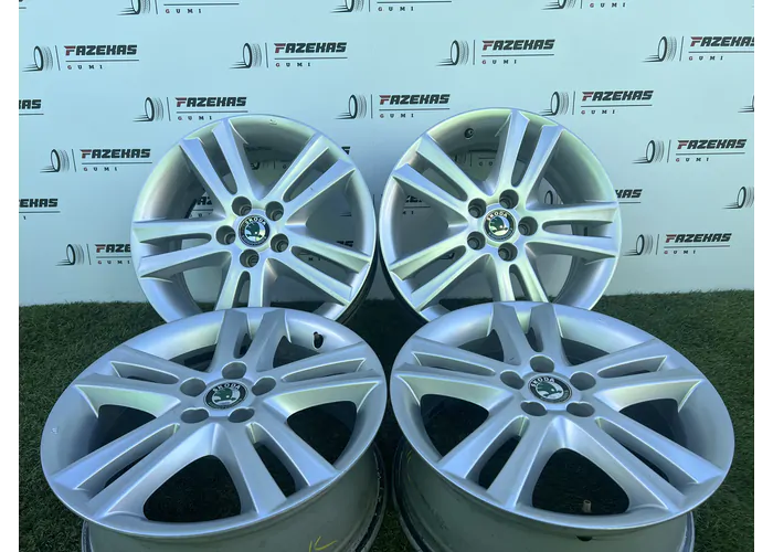 5x100 16" Skoda gyári alufelni 6,5Jx16h2 ET43 - Mobil Gumis