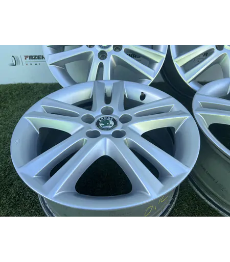 5x100 16" Skoda gyári alufelni 6,5Jx16h2 ET43 - Mobil Gumis 2