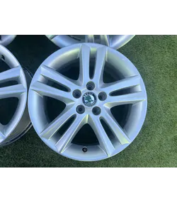 5x100 16" Skoda gyári alufelni 6,5Jx16h2 ET43 - Mobil Gumis 4
