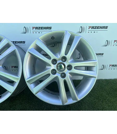 5x100 16" Skoda gyári alufelni 6,5Jx16h2 ET43 - Mobil Gumis 6