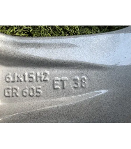 5x100 15" Alutec alufelni 6Jx15h2 ET38 7