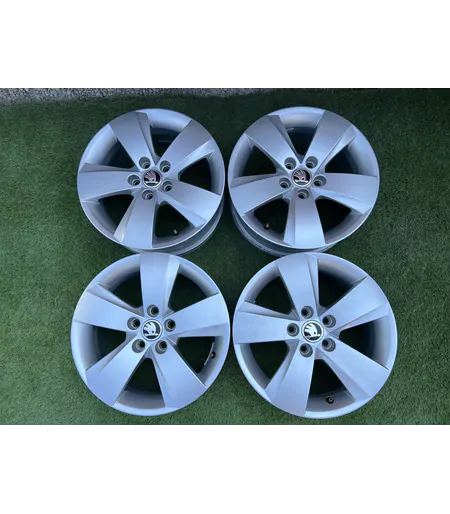 5x100 15" Skoda gyári alufelni 6Jx15h2 ET38