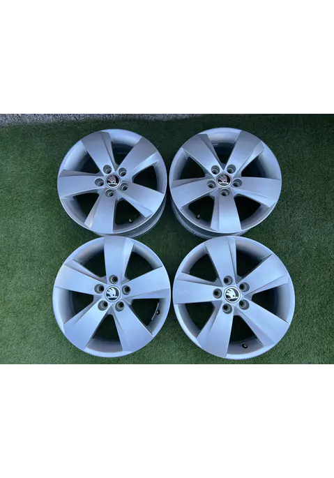 5x100 15" Skoda gyári alufelni 6Jx15h2 ET38