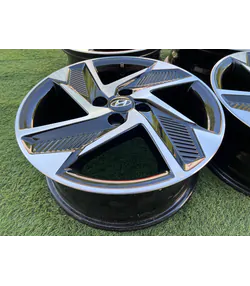4x100 16" Hyundai gyári alufelni 6,5Jx16h2 ET48 6
