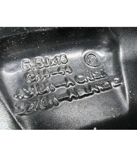 4x100 16" Renault gyári alufelni + TPMS szenzor 6,5Jx16h2 ET44 - Mobil Gumis 7