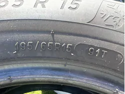 195/65 R15 Michelin Alpin 6 téli gumi 6mm 5