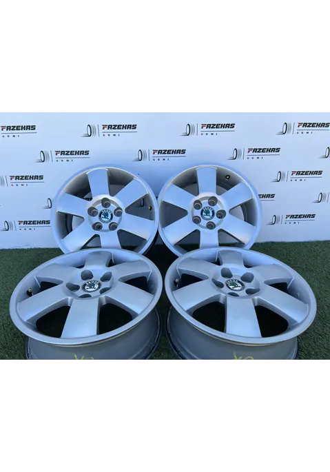 5x100 15" Skoda gyári alufelni 6Jx15h2 ET43 - Mobil Gumis