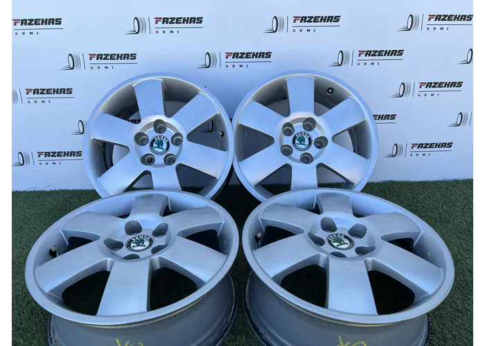 5x100 15" Skoda gyári alufelni 6Jx15h2 ET43 - Mobil Gumis
