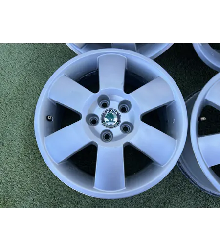 5x100 15" Skoda gyári alufelni 6Jx15h2 ET43 - Mobil Gumis 3