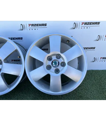 5x100 15" Skoda gyári alufelni 6Jx15h2 ET43 - Mobil Gumis 6