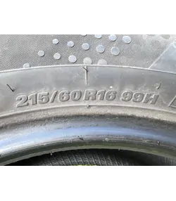 215/60 R16 Kumho WinterCraft WP51 téli gumi 5,5-6mm 5