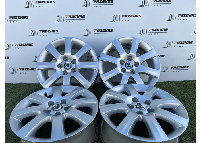 5x100 15" Skoda gyári alufelni 6Jx15h2 ET43 - Mobil Gumis